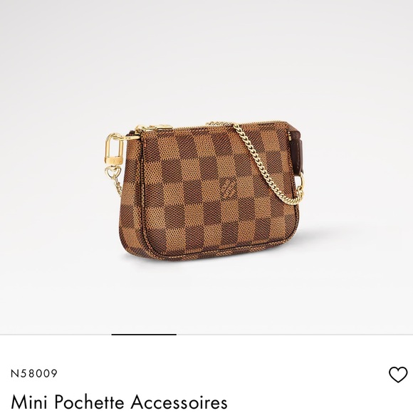 Louis Vuitton Mini Pochette - Damier Ebene - Picture 7 of 12